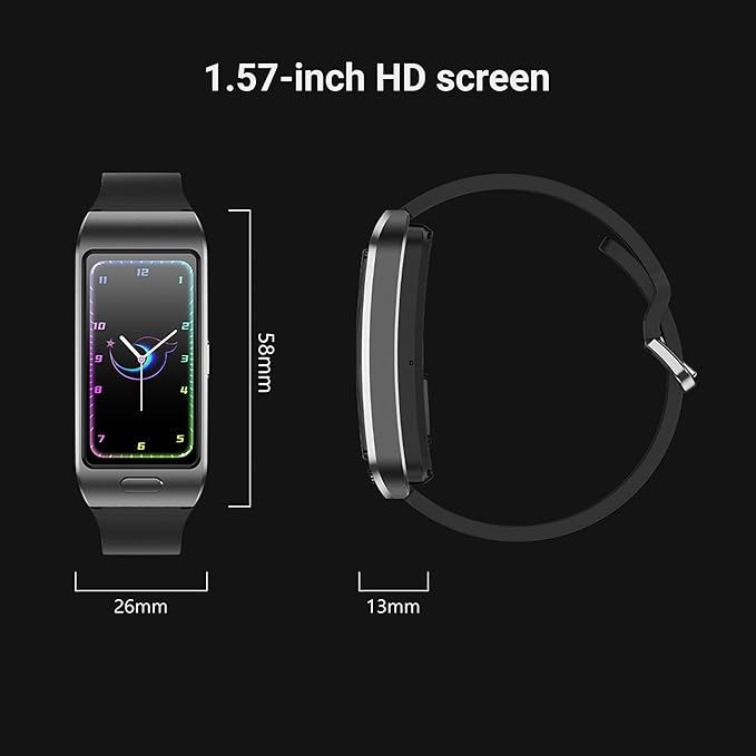 Smart Fitness Tracker Watch with Detachable Wireless Earbuds – Heart Rate, Blood Oxygen & Sleep Monitor, Step & Calorie Counter, Waterproof Activity Tracker for Android & iPhone
