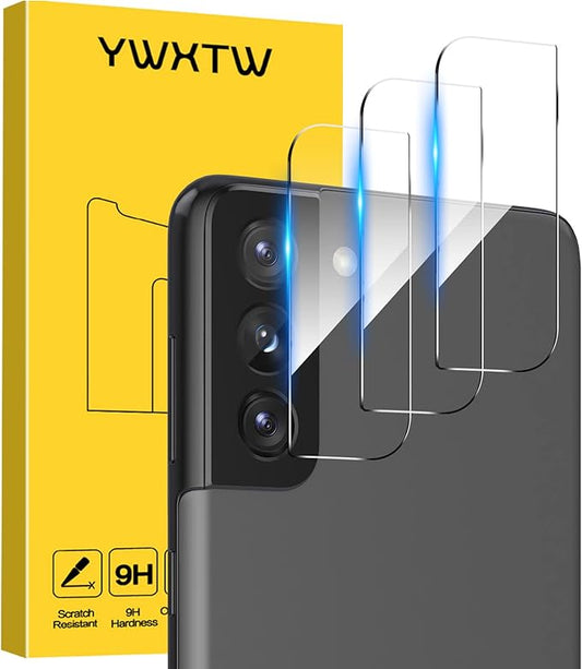 YWXTW 3 Pack for Samsung Galaxy S22 / S22 Plus Camera Lens Protector, 9H Tempered Glass, Anti Scratch, Ultra Thin