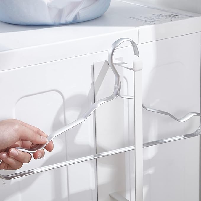 Magnetic Hanger Organizer for Washing Machine & Closet Laundry Room,Hanger Storage Rack Stacker