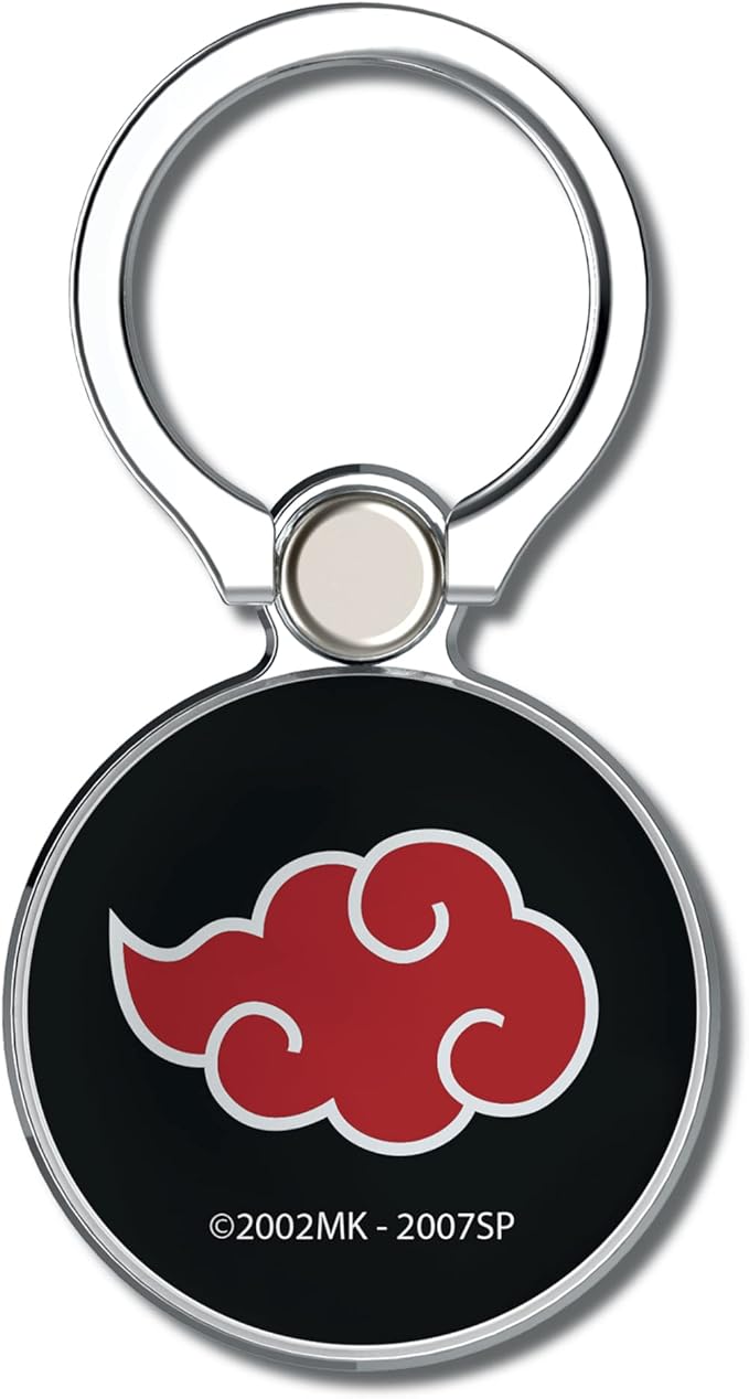 iFace Naruto Shippuden Anime Licensed Universal Smartphone Ring Holder Kickstand Accessory ??Stick On Phone Stand/Hand Gripper Compatible with iPhone, Samsung Galaxy, etc. - Akatsuki Symbol