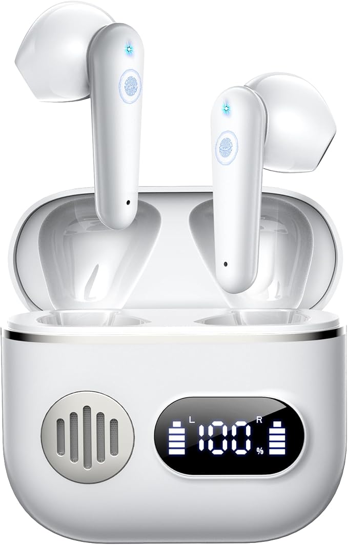 CoolJumper Real Time AI Translation Earbuds 198 Language 0.5s Instant HD Stereo Sound Translating Headphones with LED Charging Case