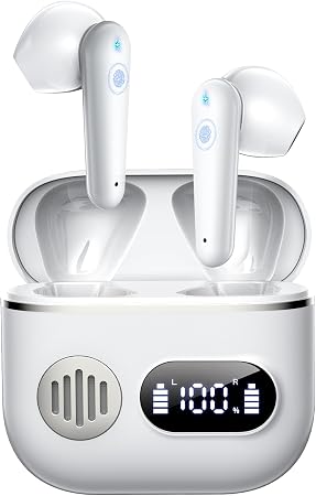 CoolJumper Real Time AI Translation Earbuds 198 Language 0.5s Instant HD Stereo Sound Translating Headphones with LED Charging Case
