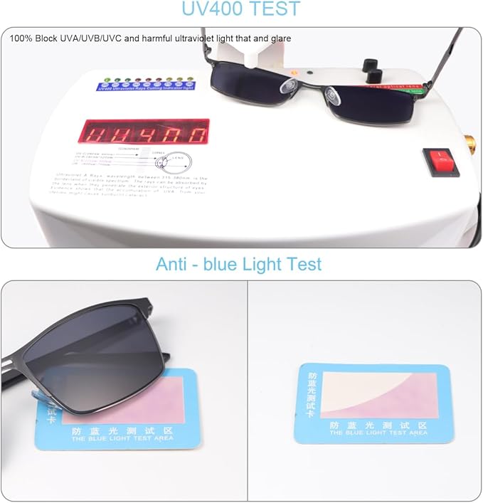 Polarized Nearsighted Sunglasses Tinted Gray for Men Women Myopia Distance Driving Glasses Shortsighted Eyeglasses Blue Light Blocking UV400 Protection Outdoor Shades Full-Rim Frame Anti Glare Eyewear