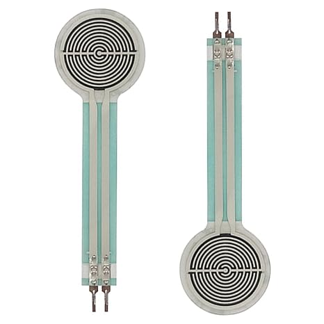 Force Sensing Resistor, Pressure Sensor, 20G-6KG Force Sensor, High Precise Flexible Force Gauge for Home Industry (2 Pack) (RP-C18.3-LT) (RP-C18.3-LT)