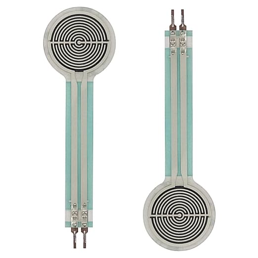 Force Sensing Resistor, Pressure Sensor, 20G-6KG Force Sensor, High Precise Flexible Force Gauge for Home Industry (2 Pack) (RP-C18.3-LT) (RP-C18.3-LT)