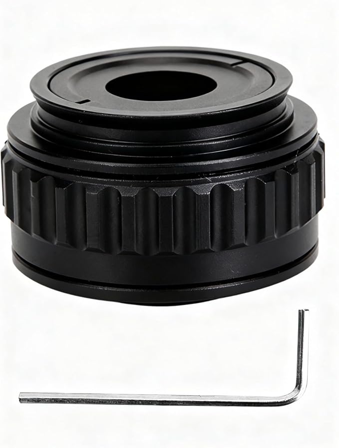 0.35X Microscope Adapter，CTV Microscope Lens Camera Interface Adapters，Mount Lens Adapter Microscope Accessory，for Trinocular Stereo Microscope