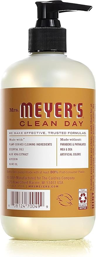 Mrs. MEYER'S CLEAN DAY Variety, 2 Liquid Hand Soap 12.5 OZ, 1 Liquid Dish Soap, 16 FL OZ (Apple Cider)