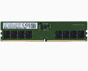 Sam Original 16GB (1x16GB) DDR5 5600MHz (or 4800MHz PC5-38400) High-Performance Gaming RAM PC5-44800 UDIMM Unbuffered Non-ECC 1Rx16 CL46 1.1v Power User Desktop PC Memory Upgrade M323R2GA3DB0-CWM