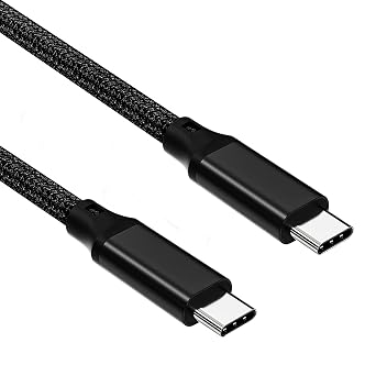 Elfesoul USB C to USB C Cable, 3.2 USB-C Cable 16.5ft, 100W, 4K UHD, 20Gbps - Image 2