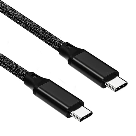 Elfesoul USB C to USB C Cable, 3.2 USB-C Cable 16.5ft, 100W, 4K UHD, 20Gbps - Image 5