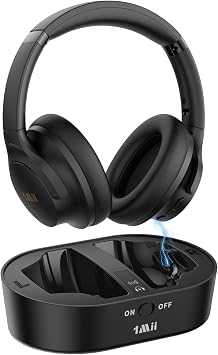 1Mii ClearLinkTV H3 Wireless Headphones for TV Watching for Seniors
