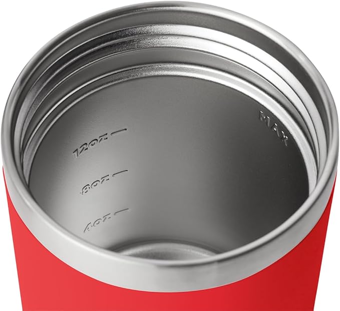 YETI Rambler 16 oz Food Jar, Vacuum Insulated, Stainless Steel, With Airtight Lid, Rescue Red