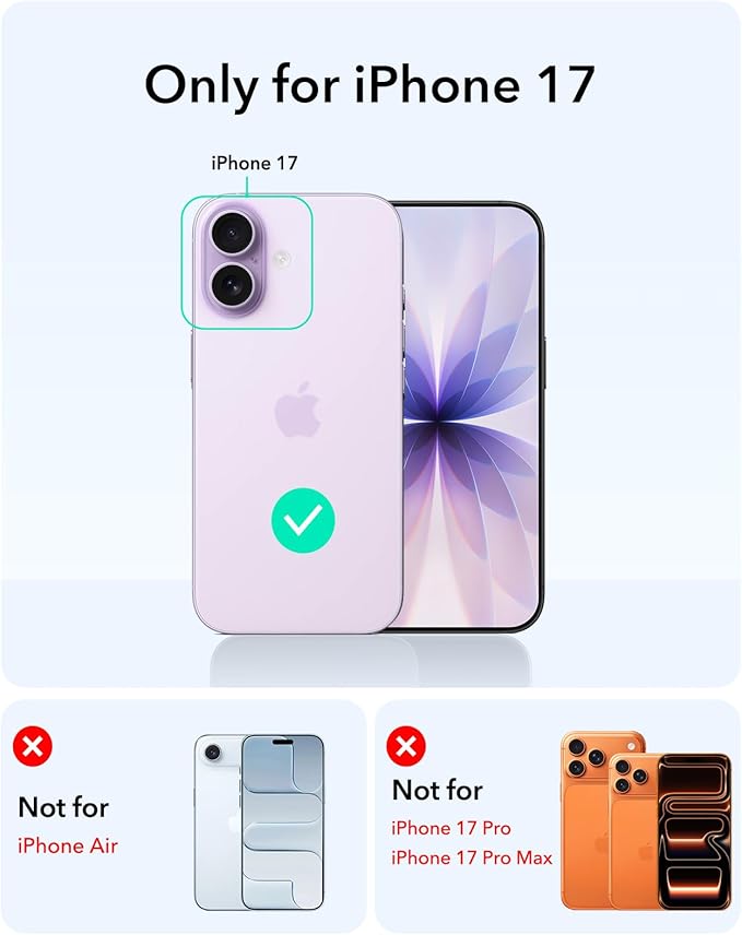 ESR for iPhone 17 Privacy Screen Protector with Magnetic Phone Case