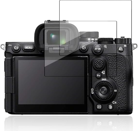 NOUKAJU Screen Protector for Sony Alpha 7 V, HD Tempered Glass,9h Hardness,Scratch,Anti-Fingerprin,Tempered Glass Film Guard for Sony Alpha 7 V Camera[2 Pack]