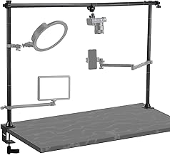 JUSMO LS15 Pro Camera Desk Mount, Aluminum Overhead Camera Mount Rig - Image 1