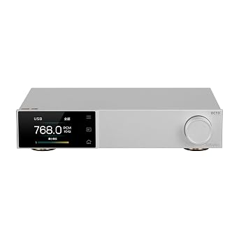 Topping D70 PRO OCTO HiFi DAC Bluetooth 5.1 Support LDAC with RCA XLR Output Remote Control Hi-res Audio Decoder(Silver)