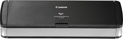 Canon imageFORMULA P-215II Mobile Document Scanner, Black, 1.6" x 11" x 3.7"