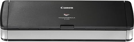 Canon imageFORMULA P-215II Mobile Document Scanner, Black, 1.6" x 11" x 3.7"
