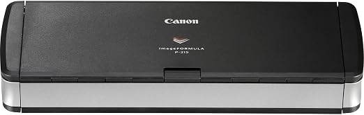 Canon imageFORMULA P-215II Mobile Document Scanner, Black, 1.6" x 11" x 3.7"