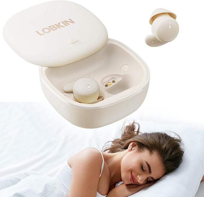 LOBKIN Sleep Earbuds,Wireless Bluetooth Noise Blocking Sleeping Headphones for Sleeping