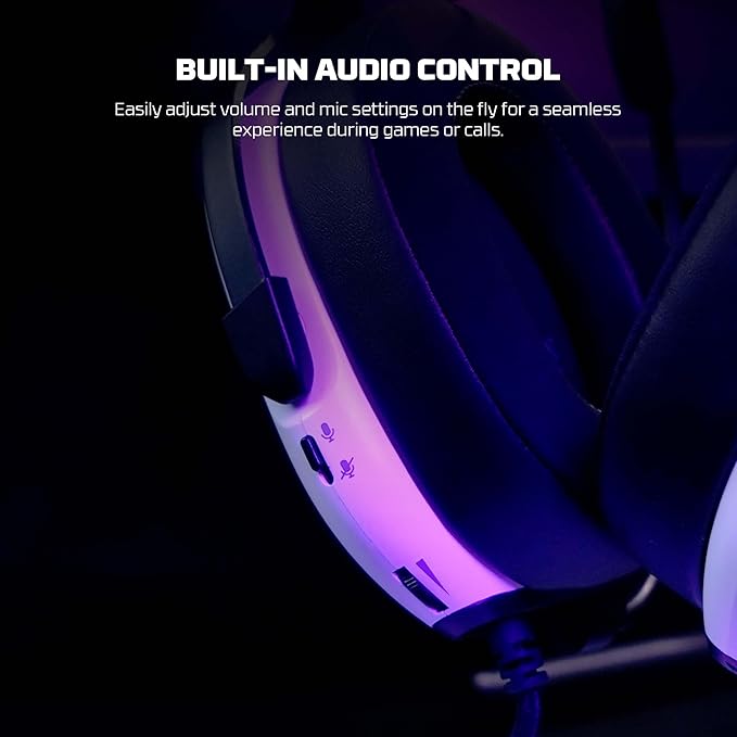 FANTECH Gaming Headset with 7.1 Virtual Surround Sound, Noise Cancelling Microphone, 40mm Drivers, USB Connection, in-Line Audio Control, Compatible with PC, PS4, PS5, Mac, Switch(Black)