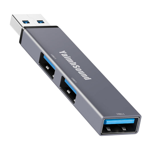 3-Port USB Hub, Small USB Hub, YaimhSound Mini USB Hub, 2 Port USB Splitter