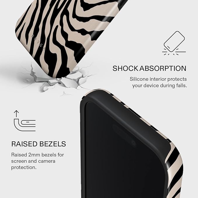 BURGA Phone Case for iPhone 17 - Cute, Trendy, Aesthetic, Pattern Phone Cover, Hard Shell Protection - fits Apple iPhone 17 Case for Women and Men