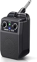 LEKATO Mini Electric Guitar Amp 5W, Portable Guitar Amp Bluetooth with Built-in 4 Effects, Clean Distortion Overdrive Reverb, Rechargeable Small Amplifier for Practice, Black (JA-05G) - Image 1