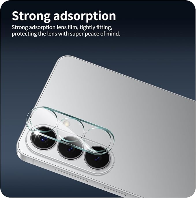 4-Pack Camera Lens Protector for Samsung Galaxy S26+/S26 Plus/S26, 9H Tempered Glass Camera Cover Screen Protector Accessories, HD Clarity, Anti-scratch, Bubble Free, Shockproof Full Protective