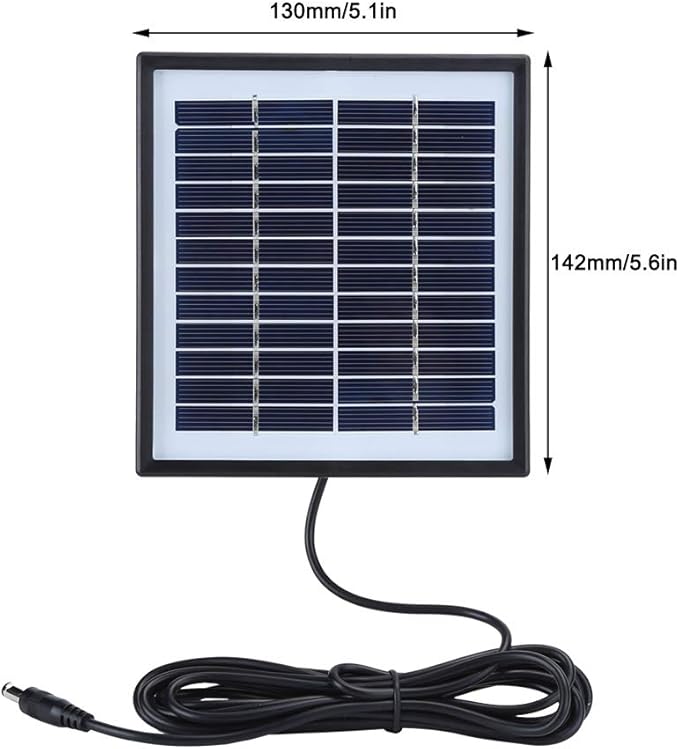 Solar Panel Kit, 2W 12V Polysilicon Solar Panel Solar Battery Charger Portable Solar Panels Portable Solar Panel Charger for Outdoor Camping