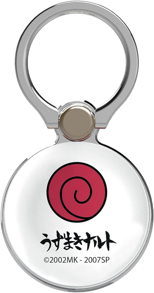 iFace Naruto Shippuden Anime Licensed Smartphone Ring Holder Kickstand Accessory ??Stick On Phone Stand/Hand Gripper Compatible with iPhone, Samsung Galaxy, etc. - Naruto (Uzumaki Clan) Symbol