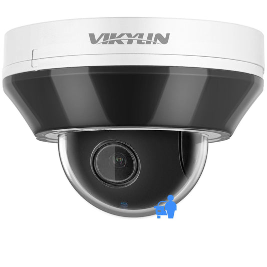 VIKYLIN 8MP 4K Mini PTZ PoE IP Dome Camera Outdoor with 3X Optical Zoom