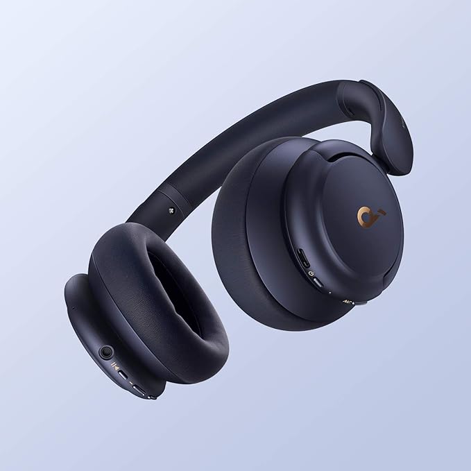 soundcore Life Q30 by Anker, Hybrid Active Noise Cancelling Headphones with Multiple Modes, Hi-Res Sound, Custom EQ via App, 50H Playtime, Comfortable Fit, Bluetooth, Multipoint Connection