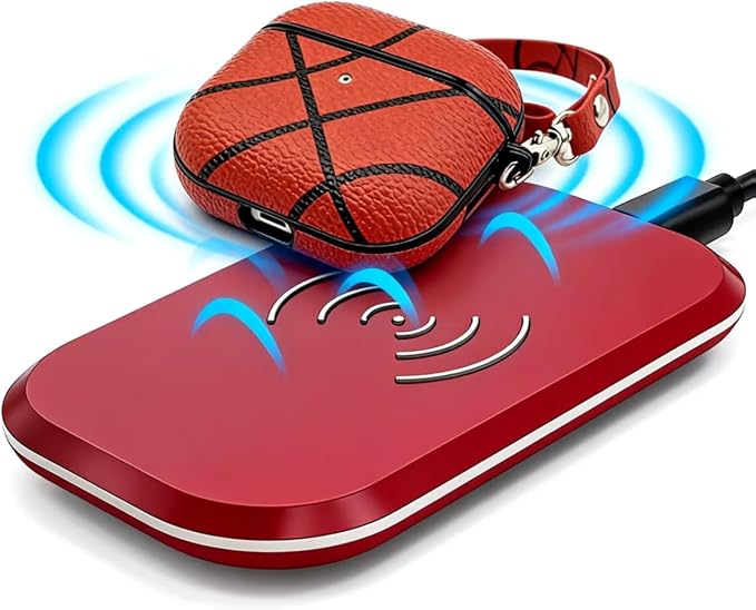 for Leather AirPods Pro 3 Case 2025| Cute Air Pods Pro 3 Case with Lock(Model A2700/A2931) | with Keychain | Airpods 3 Pro Cases for Man Women(Basketball-05)
