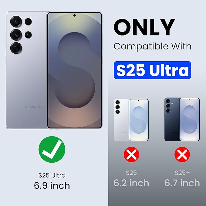 Nillkin Galaxy S25 Ultra Case, CamShield Pro for Samsung Galaxy S25 Ultra Case with Slide Camera Cover, S25 Ultra 5G Slim Phone Case 2025 6.86'' (Black)