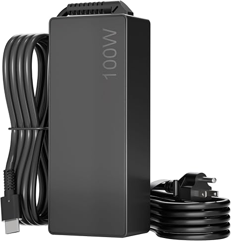 Universal 100W USB-C Laptop Charger Compatible with Lenovo, Acer, HP, Dell, MacBook, ASUS, Samsung, Google and More Type-C Computers, PD 3.0 Fast Charging Power Cord AC Adapter