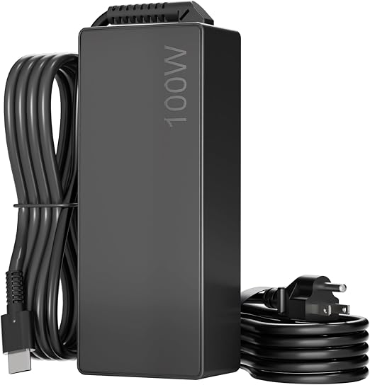 Universal 100W USB-C Laptop Charger Compatible with Lenovo, Acer, HP, Dell, MacBook, ASUS, Samsung, Google and More Type-C Computers, PD 3.0 Fast Charging Power Cord AC Adapter