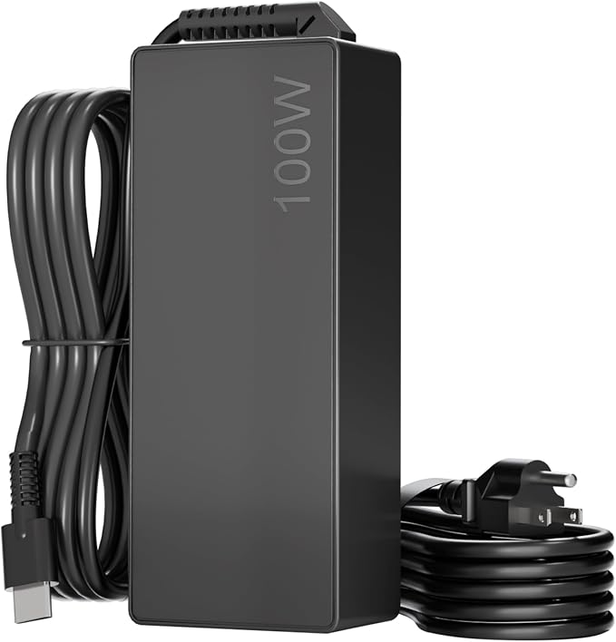 Universal 100W USB-C Laptop Charger Compatible with Lenovo, Acer, HP, Dell, MacBook, ASUS, Samsung, Google and More Type-C Computers, PD 3.0 Fast Charging Power Cord AC Adapter