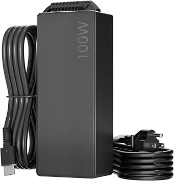 Universal 100W USB-C Laptop Charger Compatible with Lenovo, Acer, HP, Dell, MacBook, ASUS, Samsung, Google and More Type-C Computers, PD 3.0 Fast Charging Power Cord AC Adapter