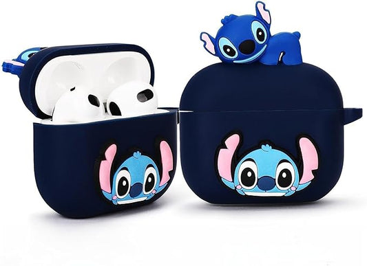 3D Cute Silicone Cartoon Case for Apple Airpods 3, Protective Cover ompatible with AirPods 3th Generation for Girls Boys .The Best Gift,The Best Gift