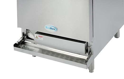 KoolMore KM-CR24-E 24 in. Commercial Range with 4 Burners and 1 Standard Electric Oven in Stainless Steel-208V 3-Phase, CSA Listed