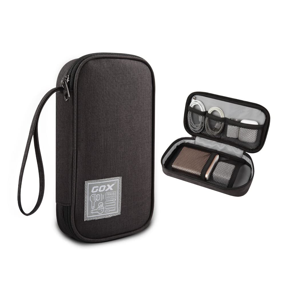 GOX Tech Pouch Accessories Case Organizer for Travel Small Electronics Bag