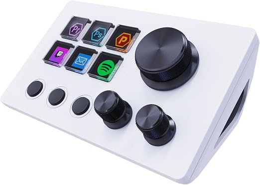 ActionRing Stream Controller Deck,Macro Keypad,Gaming Shortcut Keyboard