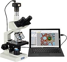 OMAX M83EZ-C50U 2500X Trinocular Digital Compound Microscope with 5 MP - Image 1
