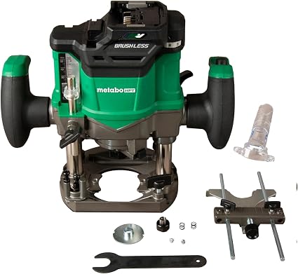 Metabo HPT Cordless Plunge Router 36V Variable Speed LED Light, M3612DAQ4