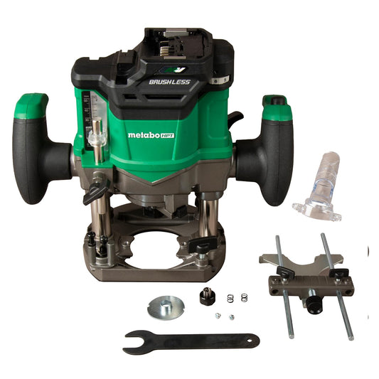 Metabo HPT Cordless Plunge Router 36V Variable Speed LED Light, M3612DAQ4
