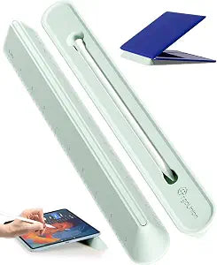 ergounion 3 in 1 Silicone Laptop Stand, Keyboard Riser for Ergonomic Typing/Reading, Portable Laptop Cooling Stand, for Home Office School and Travel, Oval Base, Macaron Green