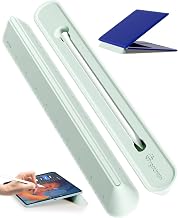 ergounion 3 in 1 Silicone Laptop Stand, Keyboard Riser for Ergonomic Typing/Reading, Portable Laptop Cooling Stand, for Home Office School and Travel, Oval Base, Macaron Green