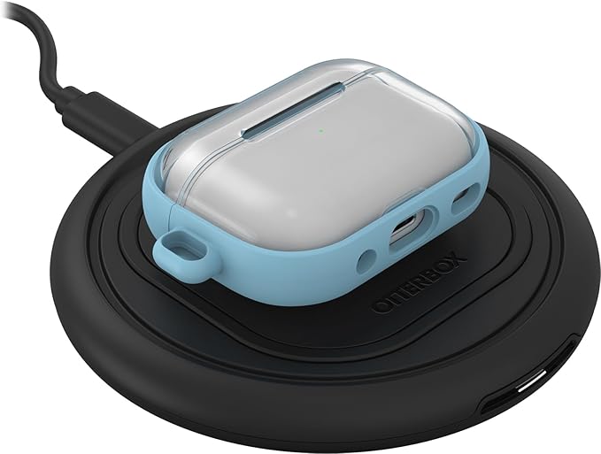 OtterBox - AirPods Pro Case, 2nd Generation - Clear Protective Case with Carabiners, Wireless Charging Compatible (Regency)