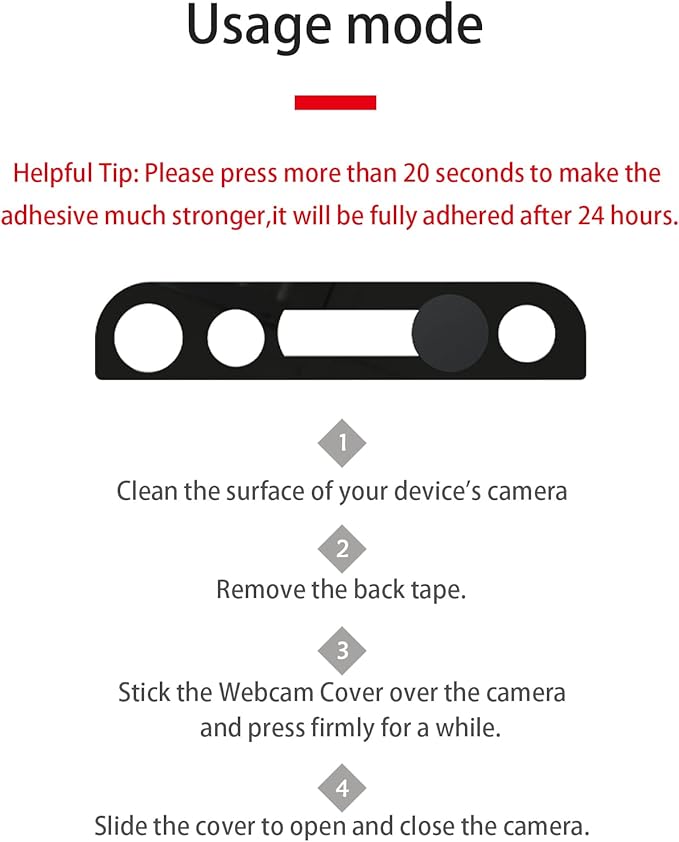 Phone Front Camera Cover,Webcam Cover Compatible for iPhone X/XS/XR/XS Max, iPhone 11/11 Pro/11 Pro Max,iPhone 12/12 Mini /12Pro /12Pro Max,Protect Privacy and Security,Not Affect Face ID(Black)